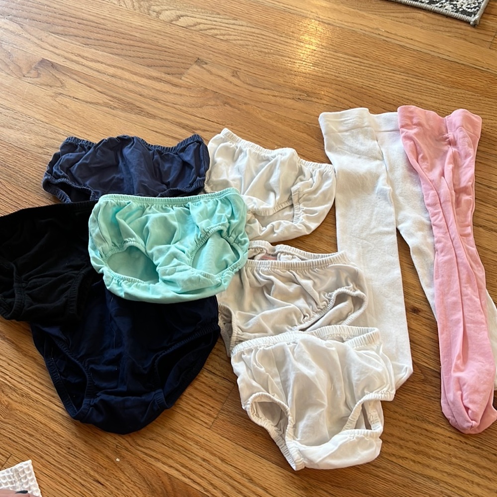 5/$25 12 month diaper covers and tights